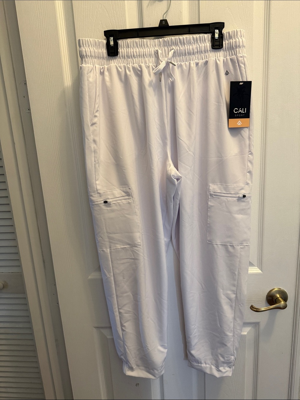 Women’s  White Carli Cargo Pants